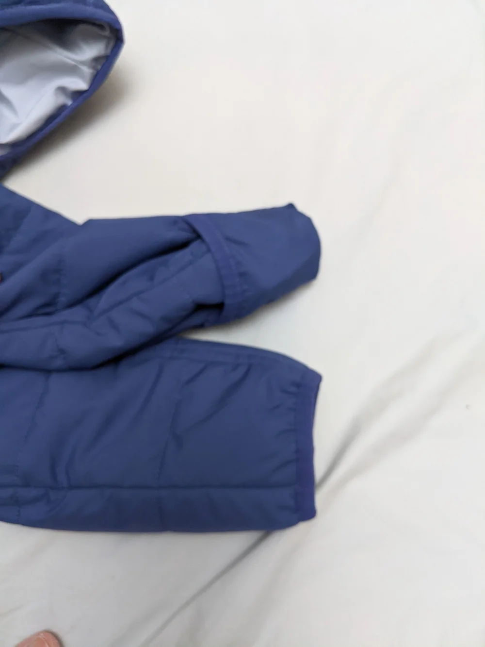 NWT The North Face Baby Boys Insulated Reversible Blue  Puffer Jacket Size 3-6 M